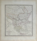Carte De La Turquie D'Europe [The Balkans]- By Eugene Andriveau-Goujon