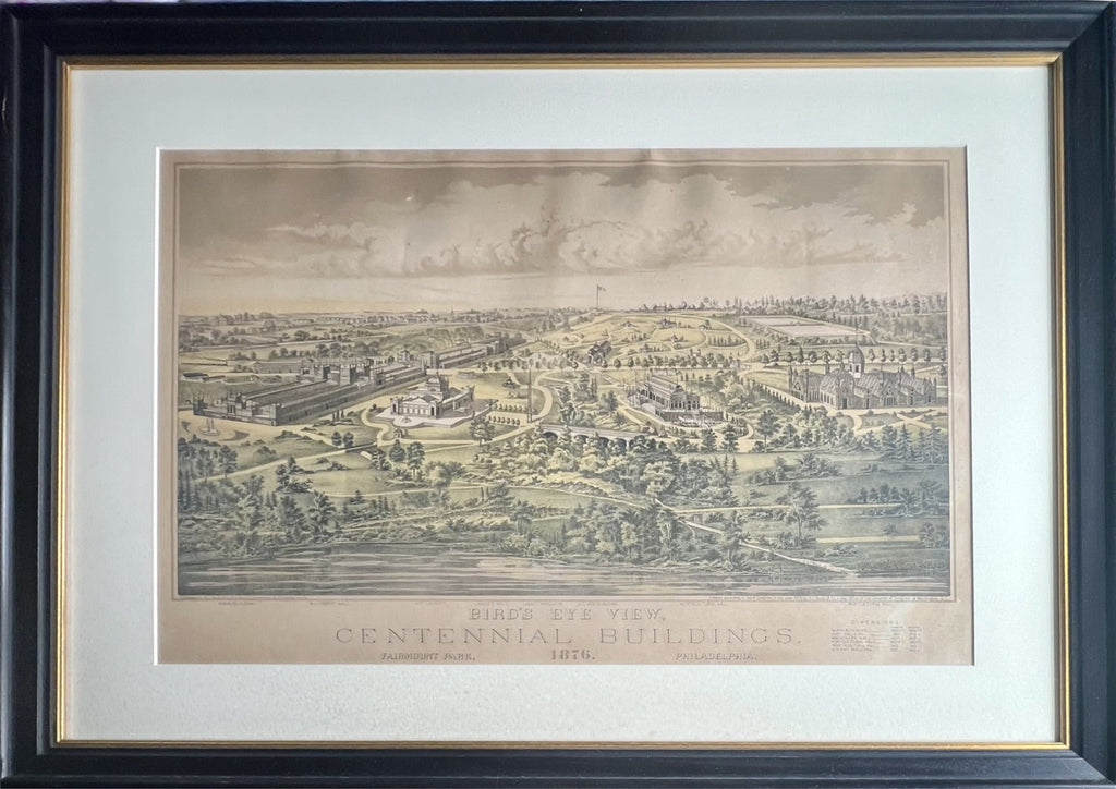 Bird's Eye View, Centennial Buildings- By H.J. Toudy