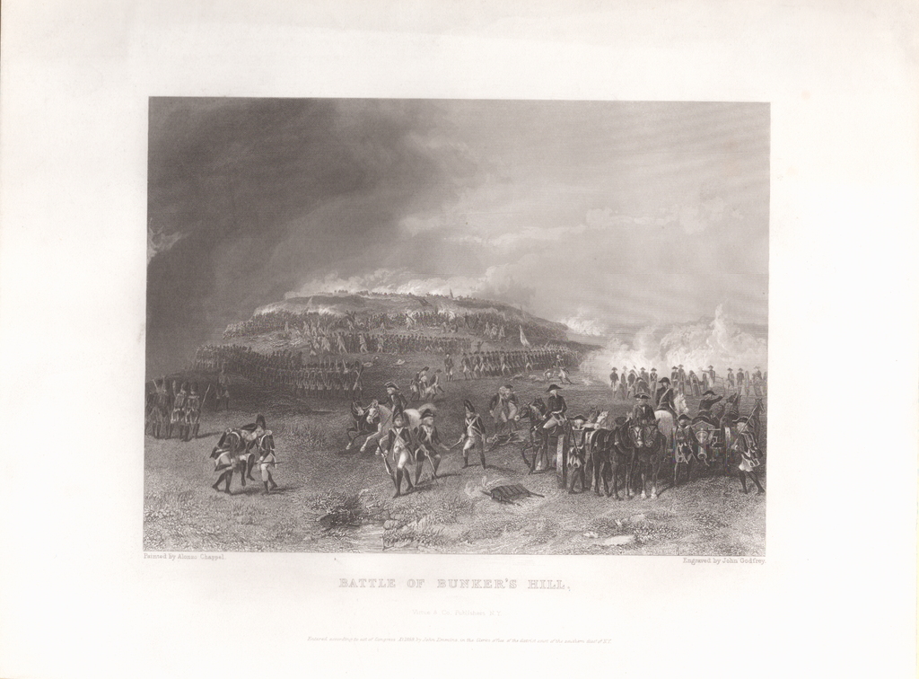Battle of Bunker Hill- By Alonso Chappel
