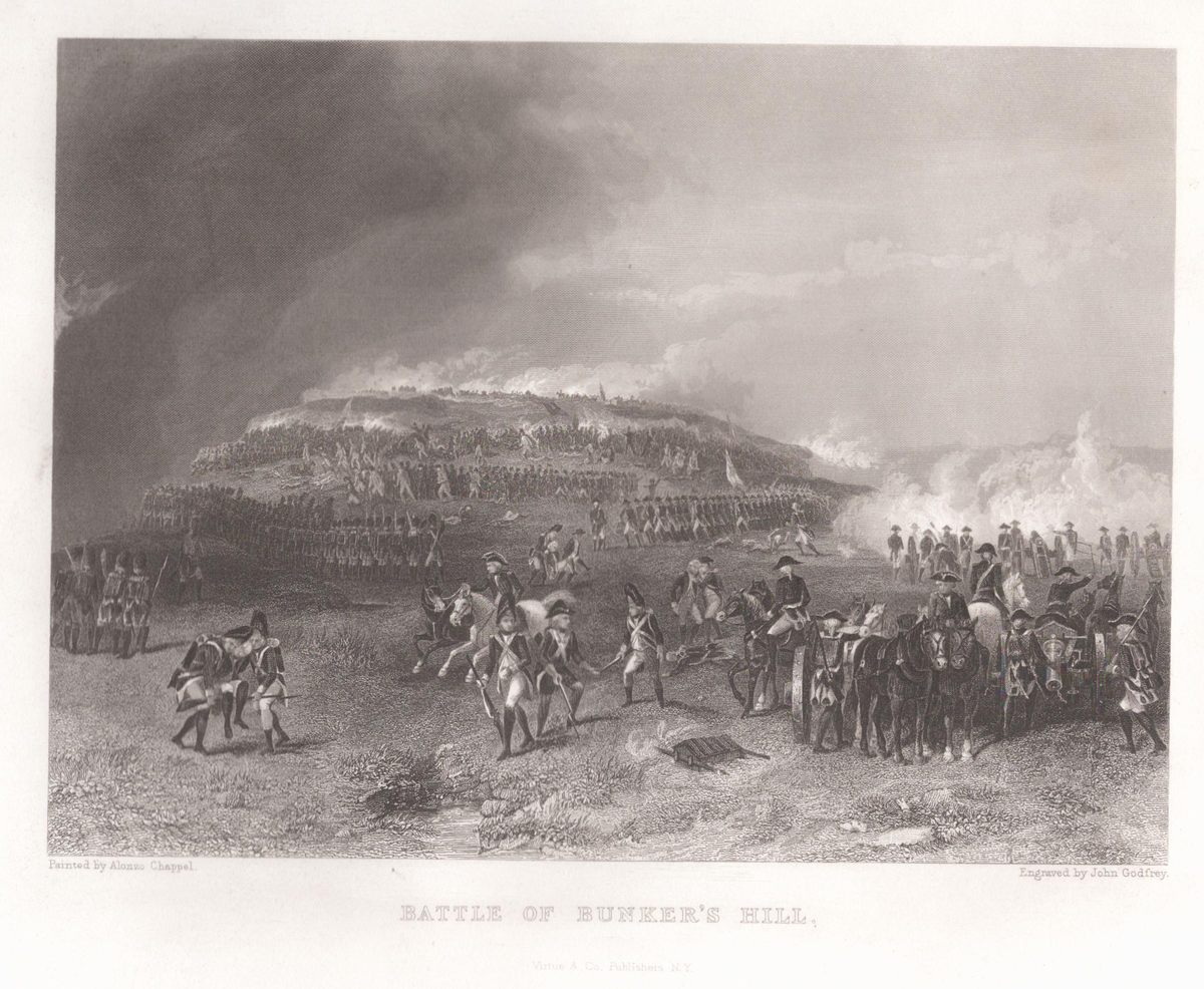 Battle of Bunker Hill- By Alonso Chappel