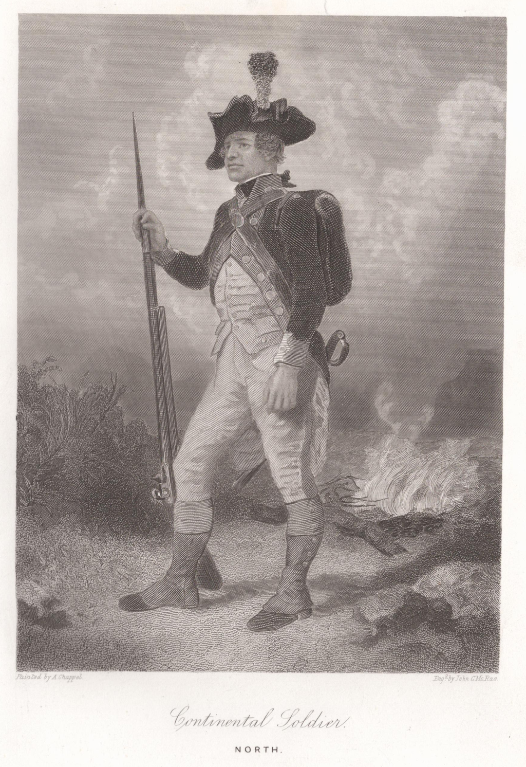 Continental Soldier (North)- By Alonzo Chappel