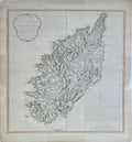 A New Map of the Island and Kingdom of Corsica- By Thomas Jefferys
