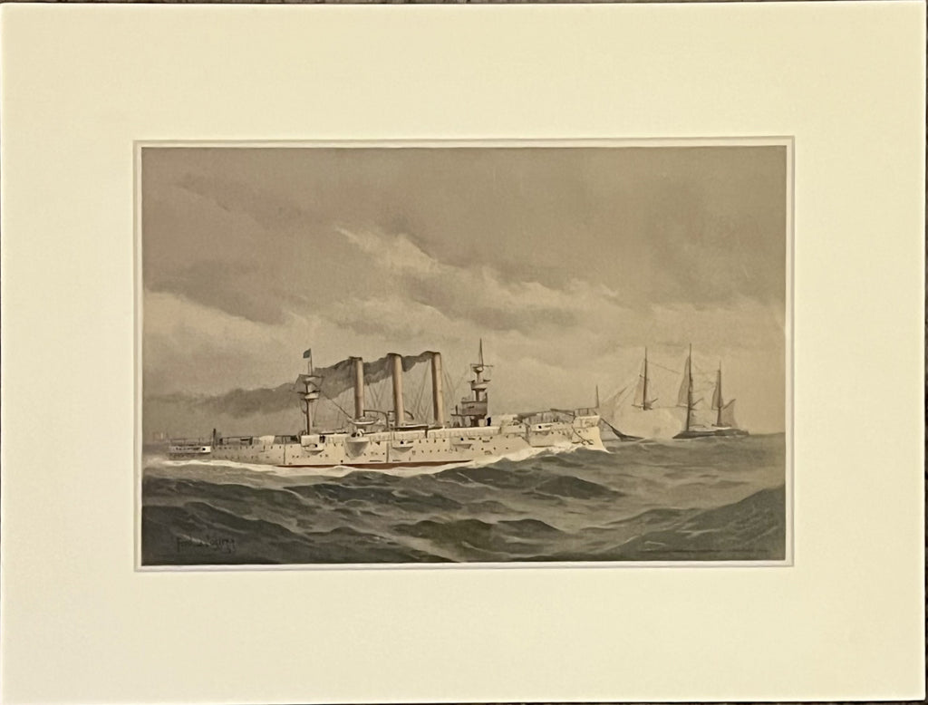 Plate 20- USS Brooklyn (New) & USS Brooklyn (Old)