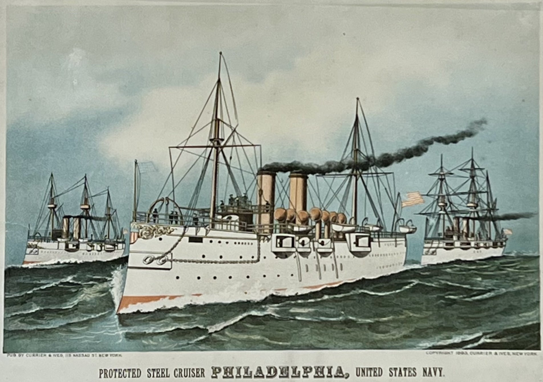 Protected Steel Cruiser Philadelphia, United States Navy