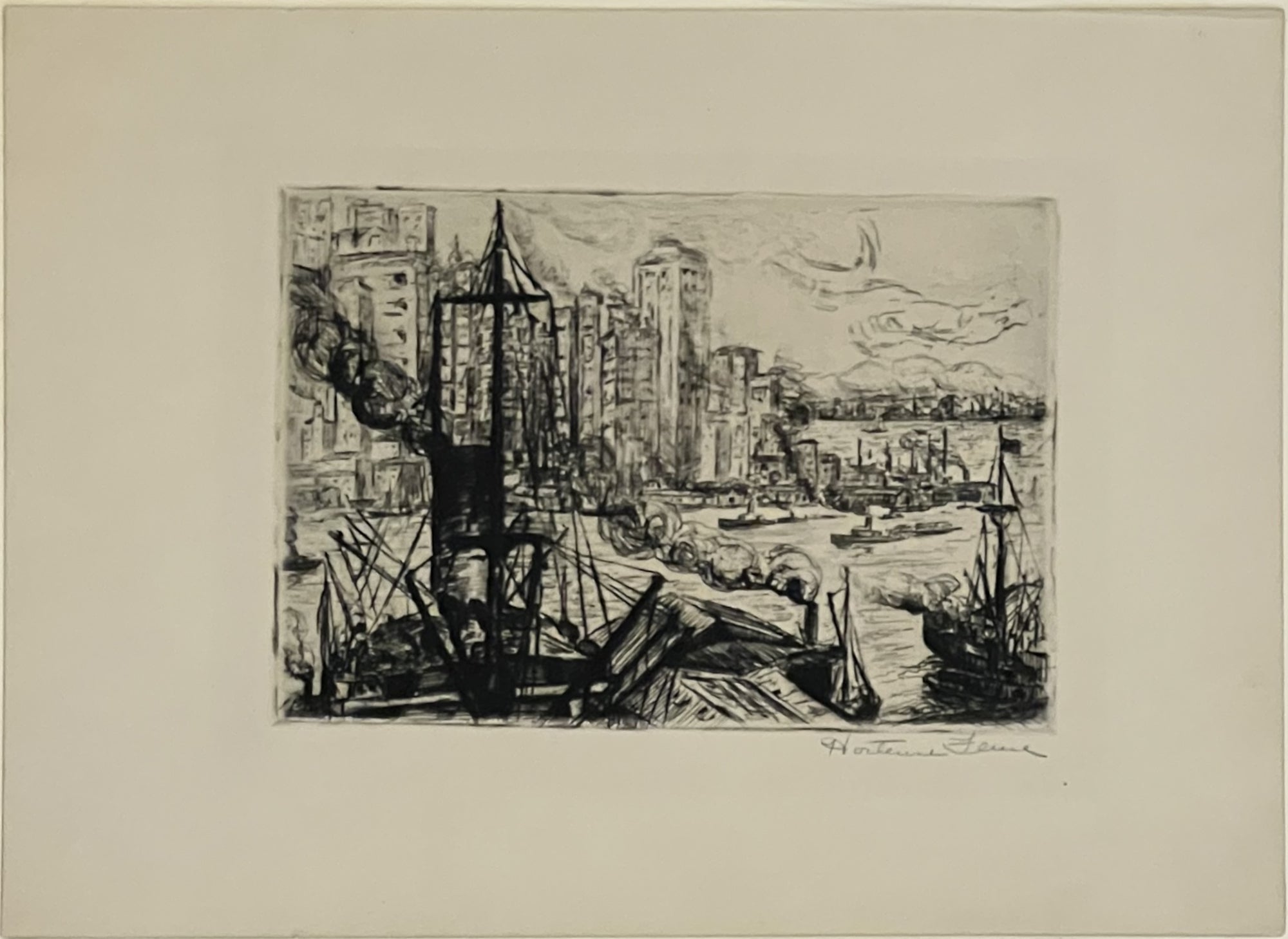 [New York River Scene]