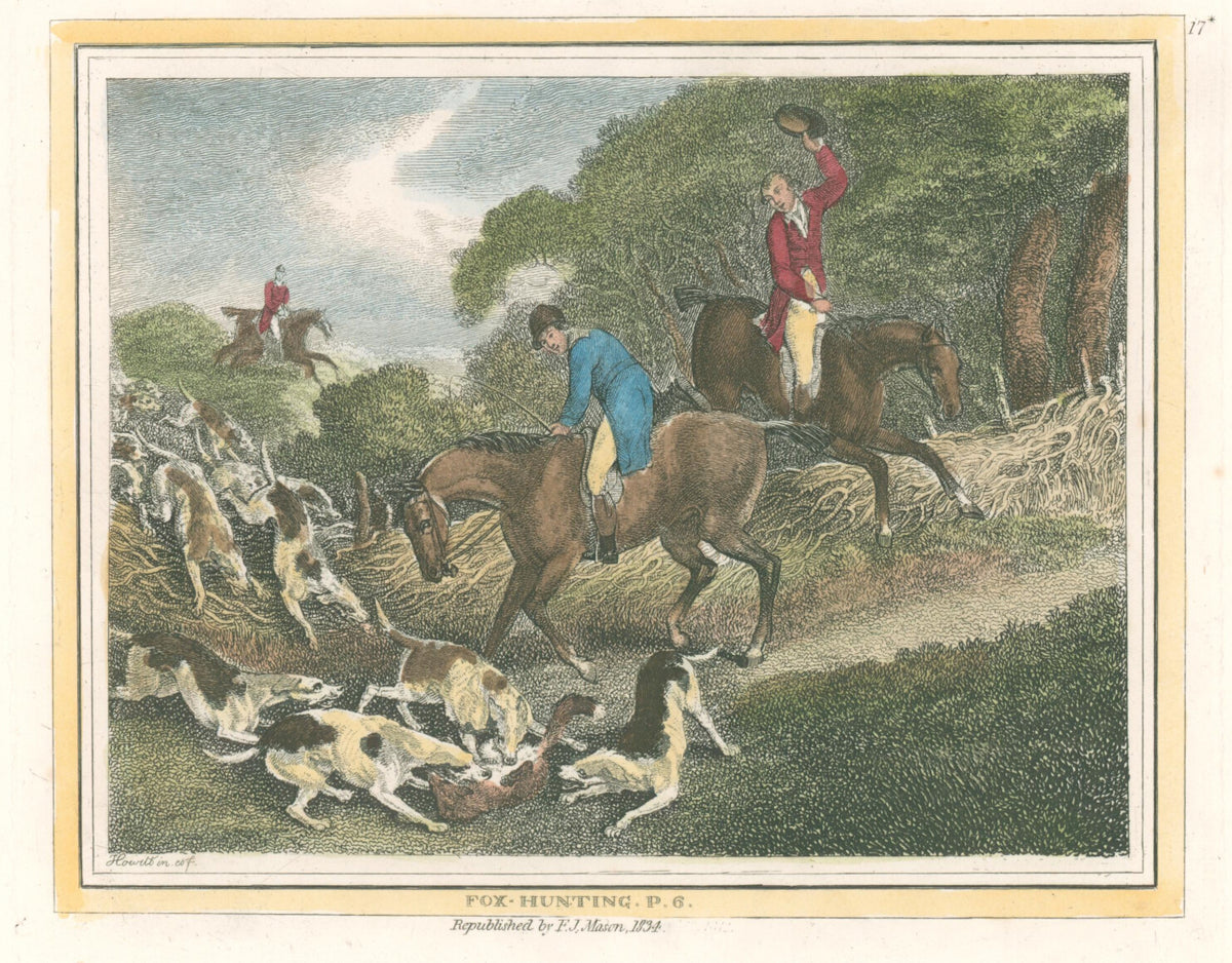 Fox-Hunting P.6- By Samuel Howitt