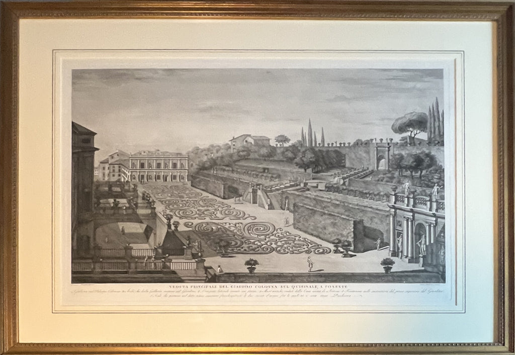 The Colonna Garden on the Quirinal Hill- By Carlo Antonini
