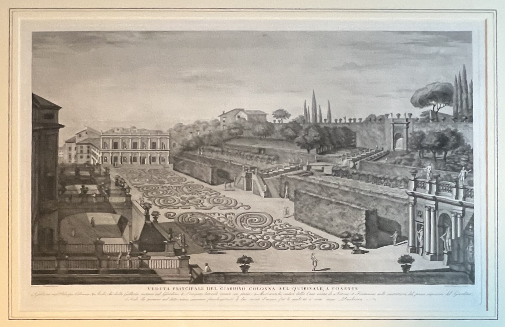The Colonna Garden on the Quirinal Hill- By Carlo Antonini