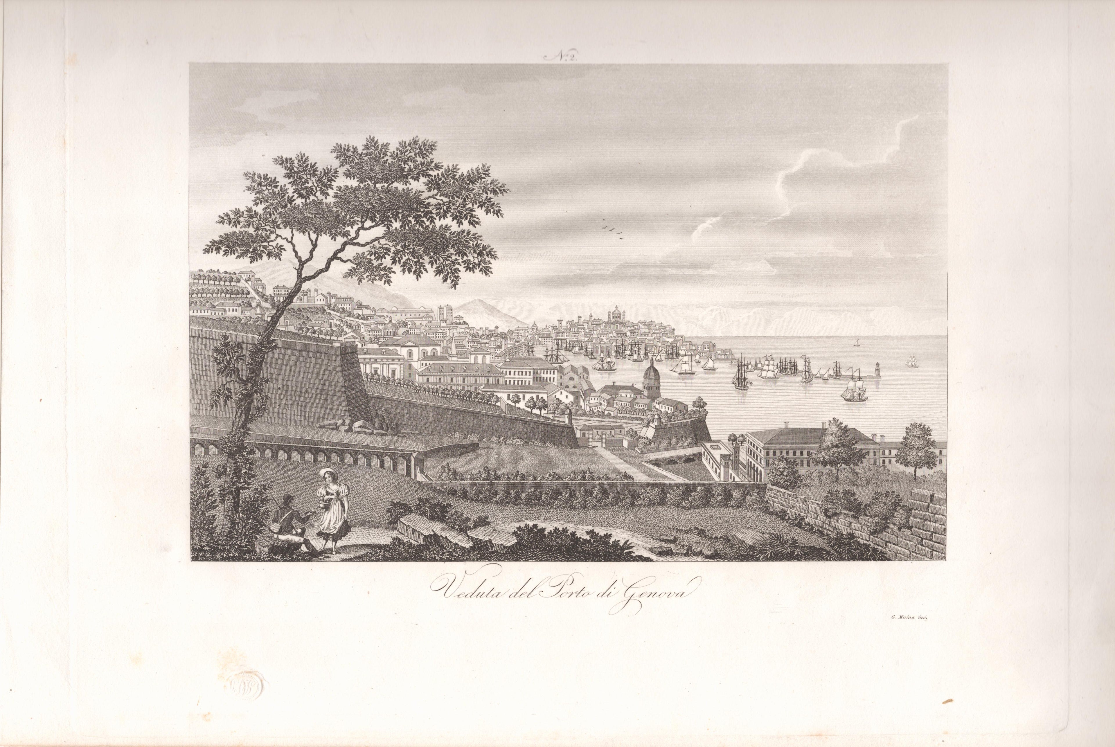 Veduta del Porto di Genova- Unattributed