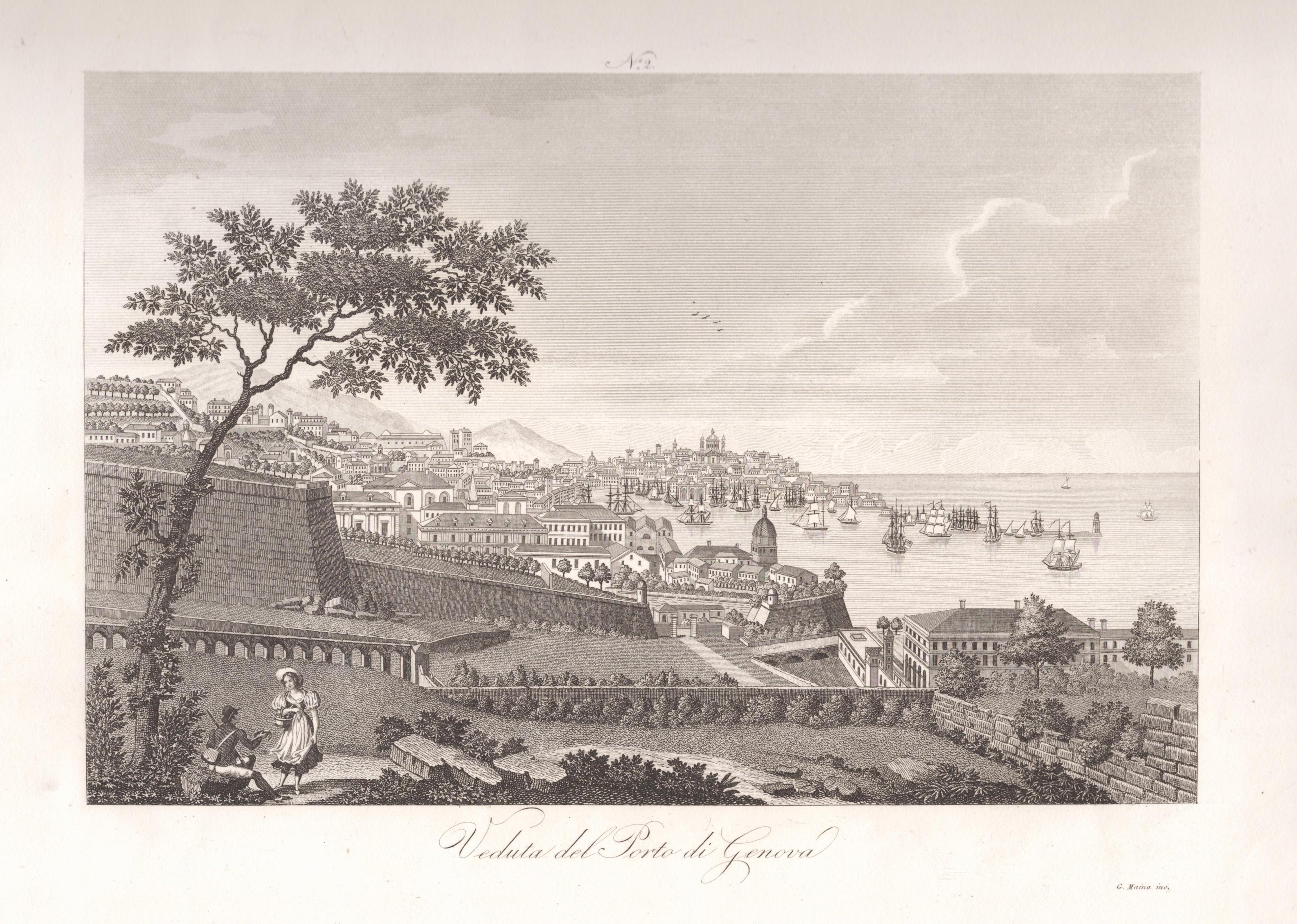 Veduta del Porto di Genova- Unattributed