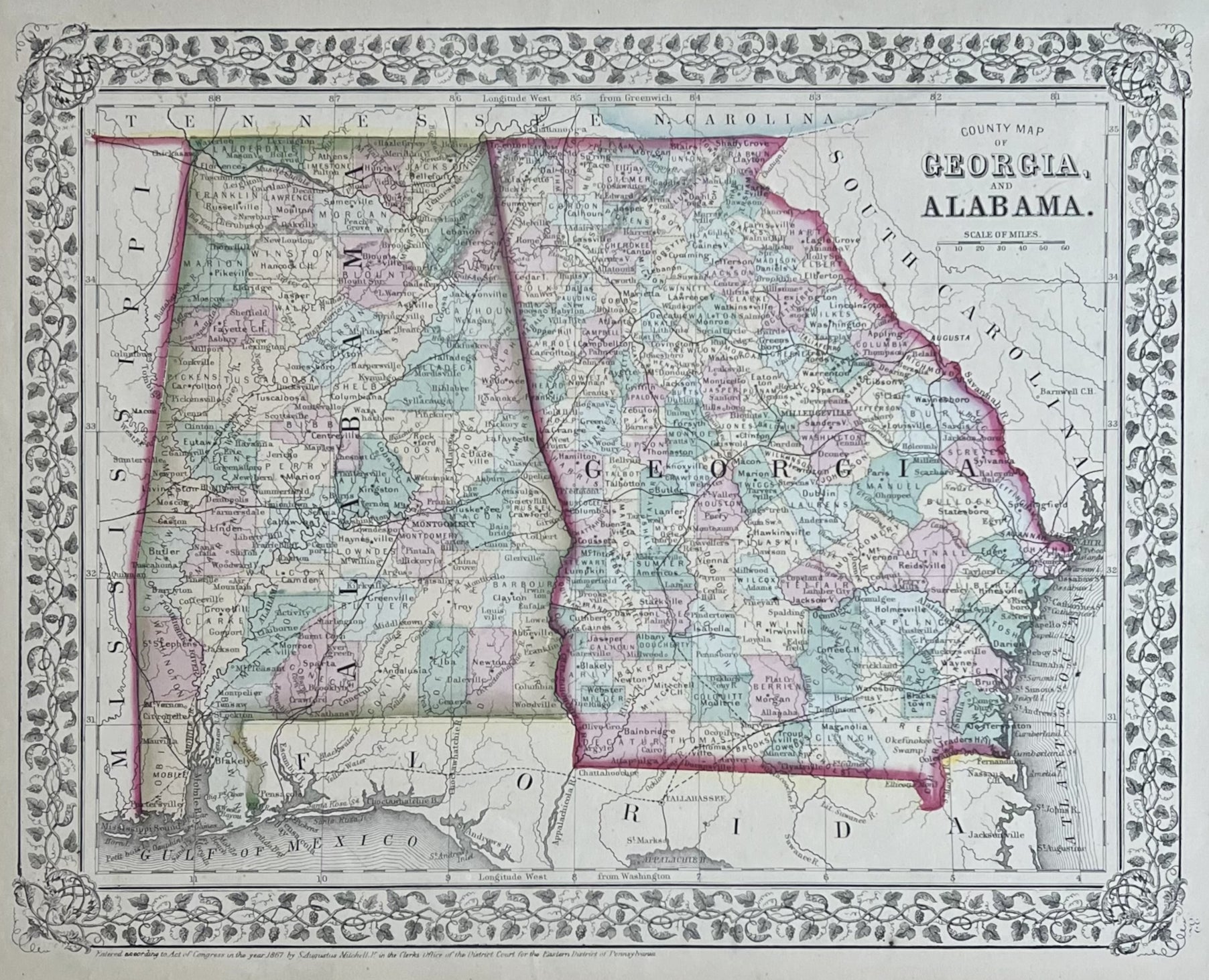 Georgia and Alabama- By S. Augustus Mitchell Jr.