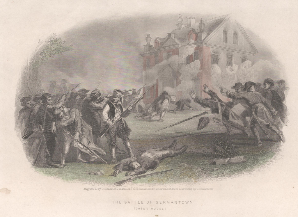 The Battle of Germantown- By C. Schuessele