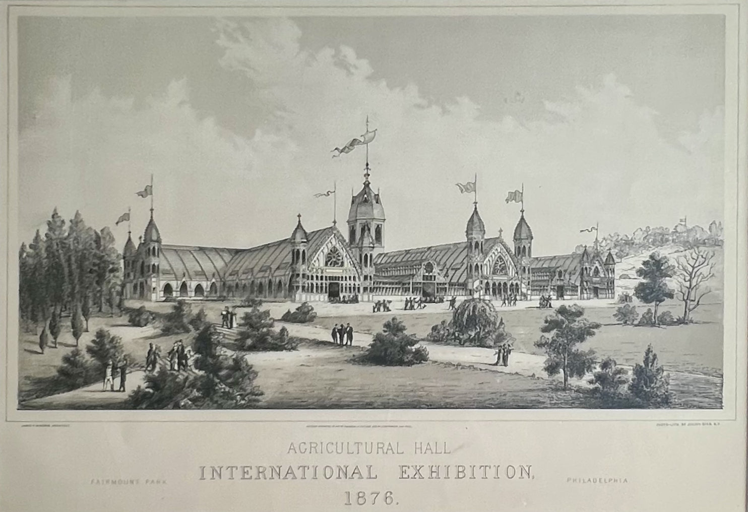 Agricultural Hall, International Exhibit 1876- Unattributed