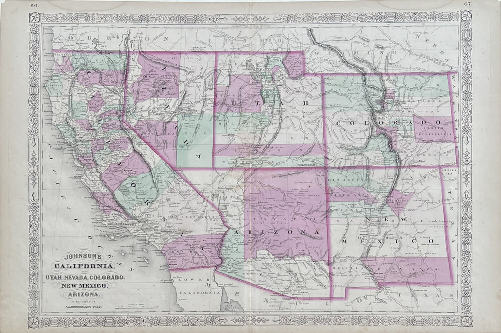 California, Also Utah, Nevada, Colorado, New Mexico and Arizona- By A.J. Johnson