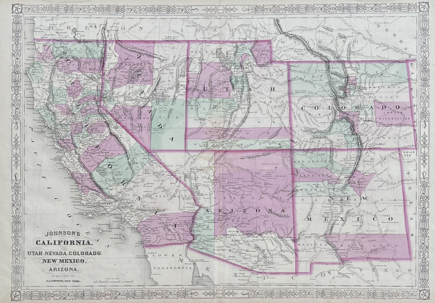 California, Also Utah, Nevada, Colorado, New Mexico and Arizona- By A.J. Johnson