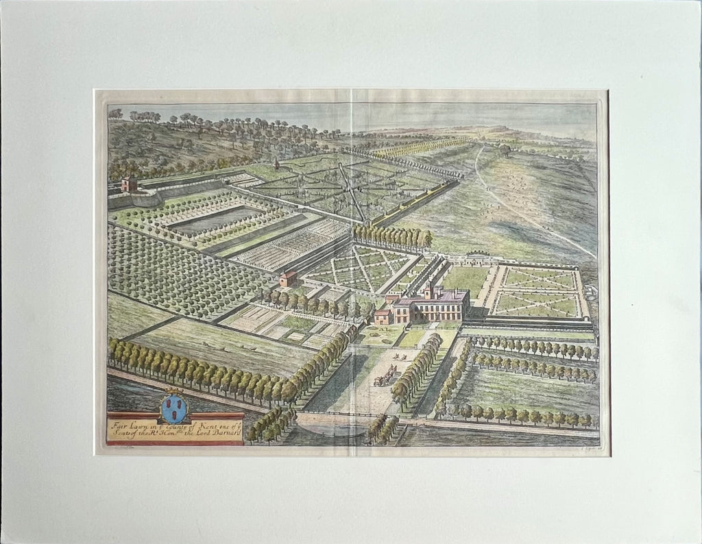 Fair Lawn in the County of Kent, Plate 49- By Johannes Kip, after Leonard Knyff