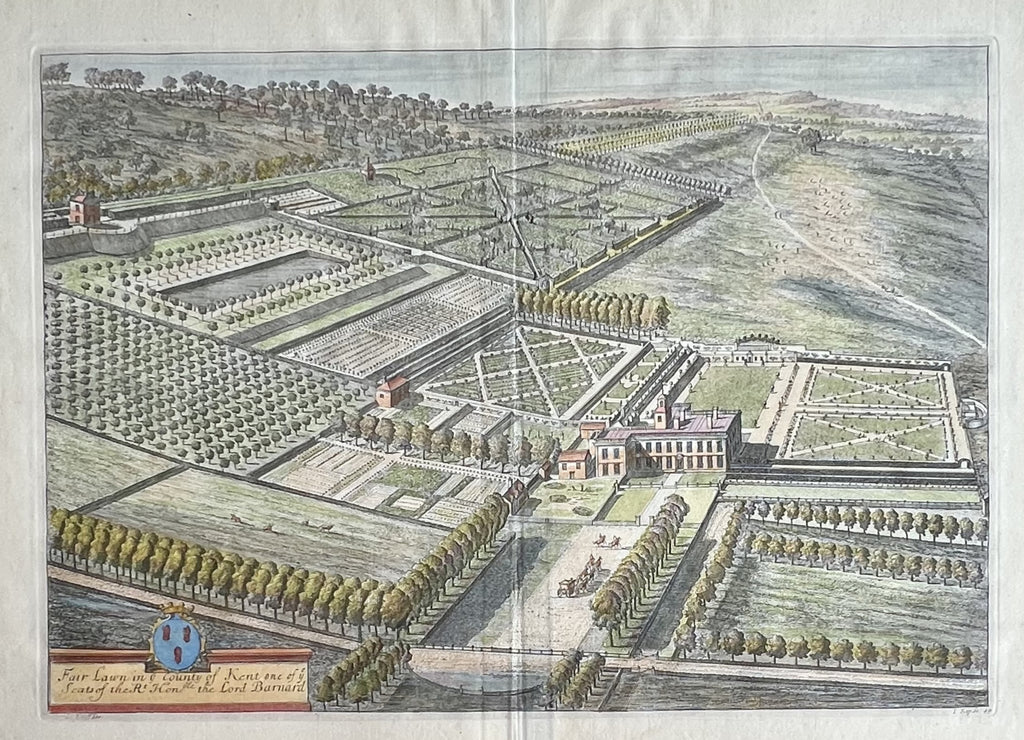 Fair Lawn in the County of Kent, Plate 49- By Johannes Kip, after Leonard Knyff