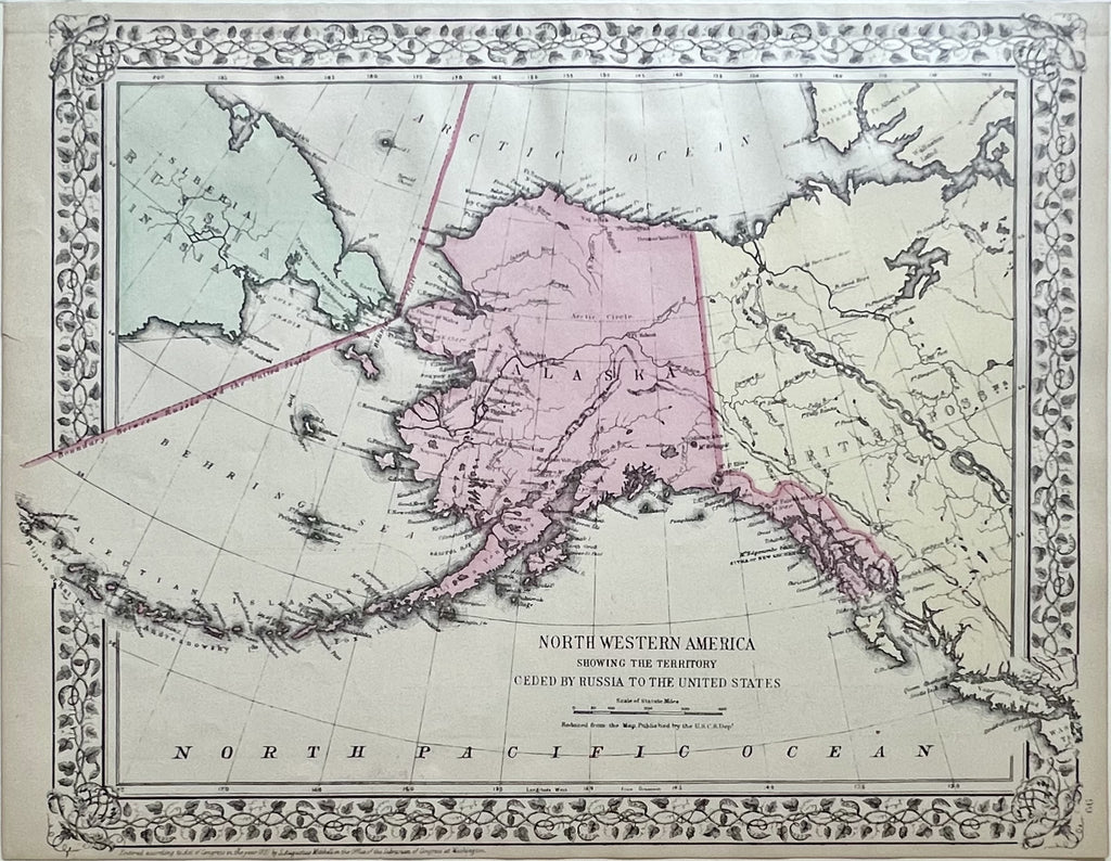 Northwestern America [Alaska]- By S. Augustus Mitchell Jr.