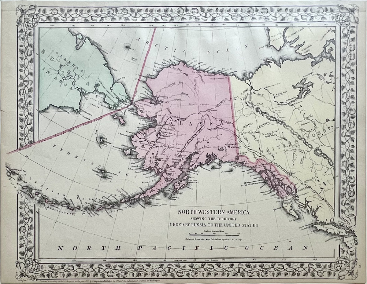 Northwestern America [Alaska]- By S. Augustus Mitchell Jr.