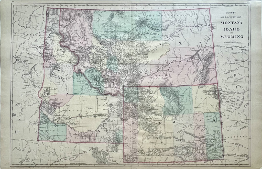 Montana, Idaho & Wyoming- By S. Augustus Mitchell Jr.