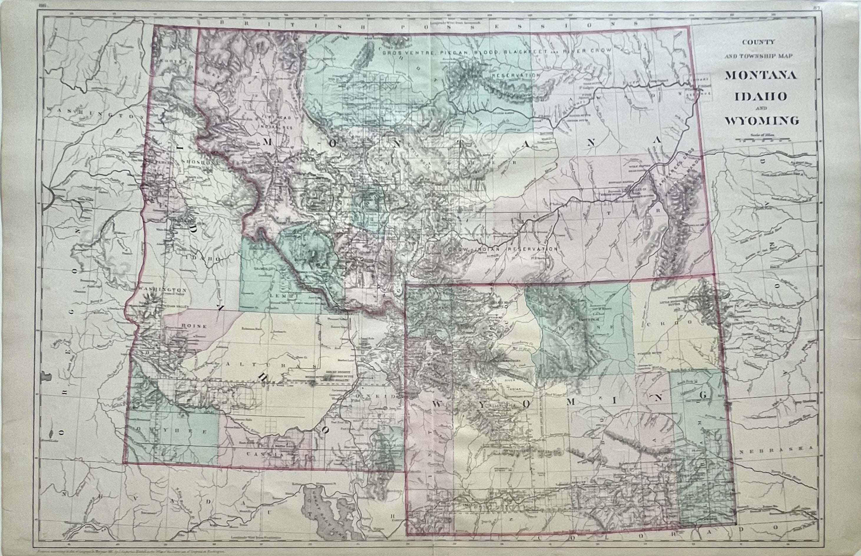 Montana, Idaho & Wyoming- By S. Augustus Mitchell Jr.