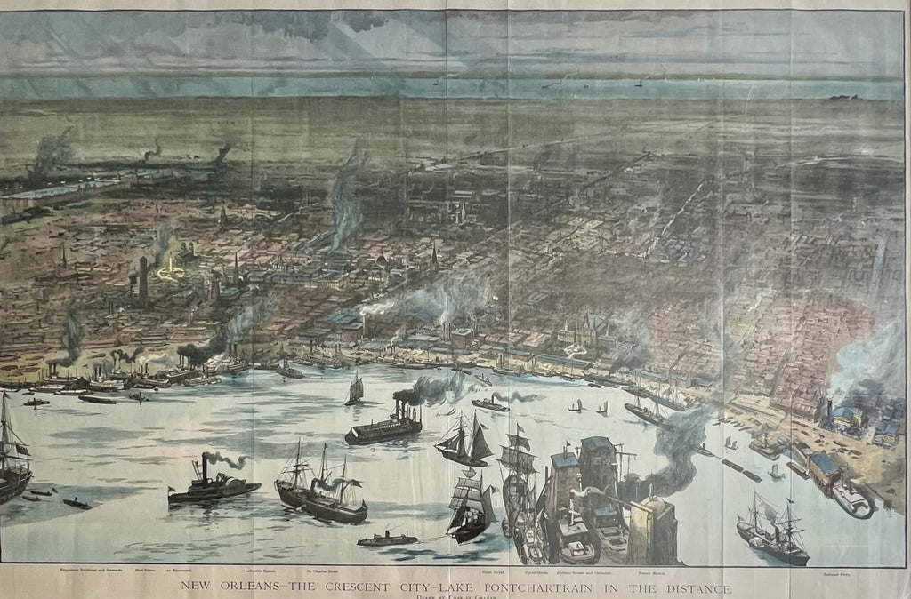 New Orleans- The Crescent City- Lake Pontchartrain in the Distance