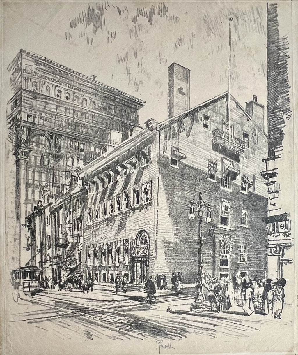 The Philadelphia Club- By Joseph Pennell