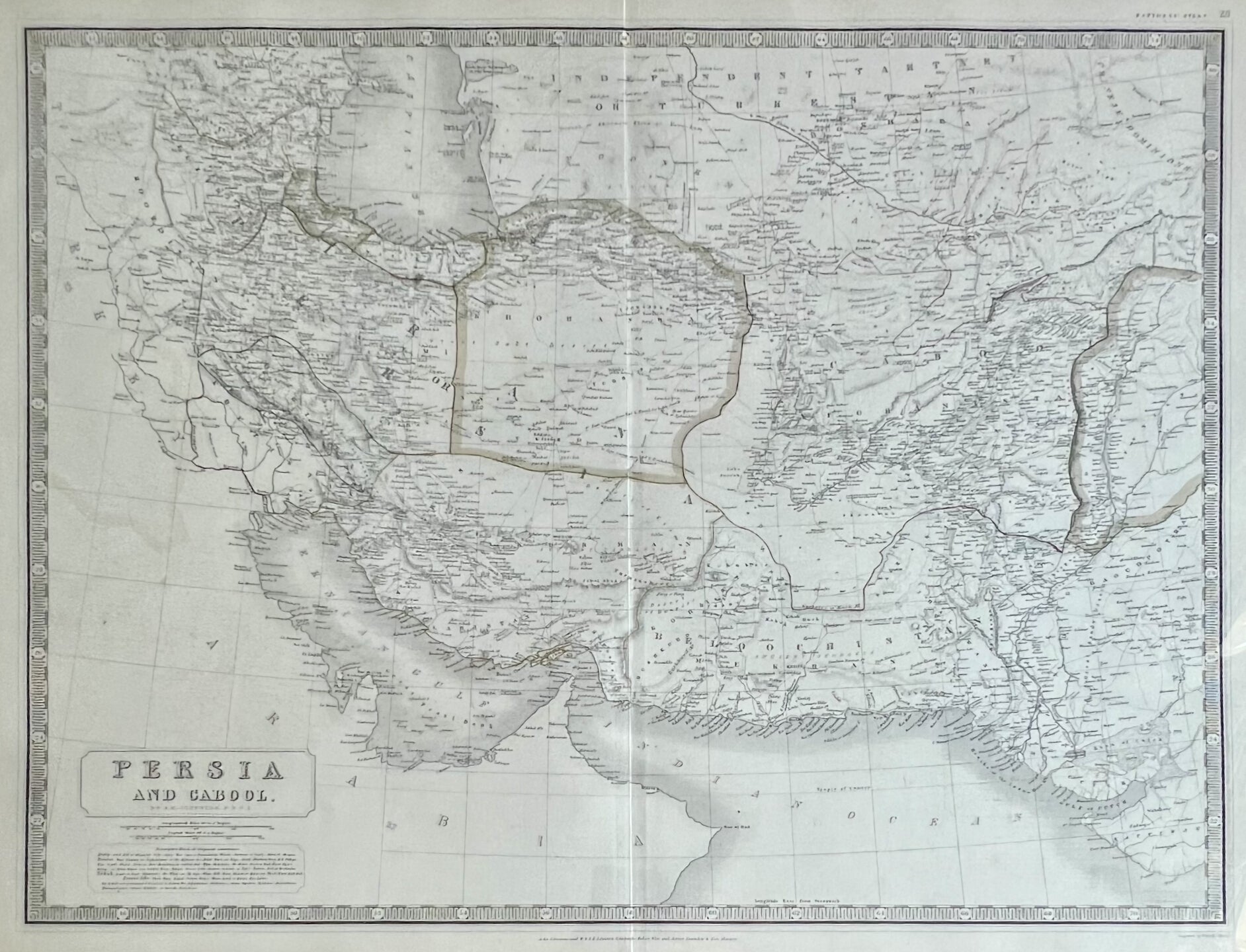 Persia and Cabool- By A.K. Johnston