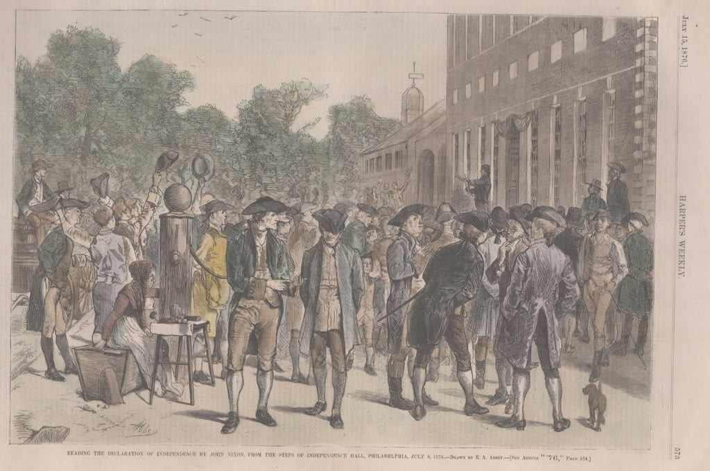 Reading the Declaration of Independence by John Nixon...- Harper's Weekly
