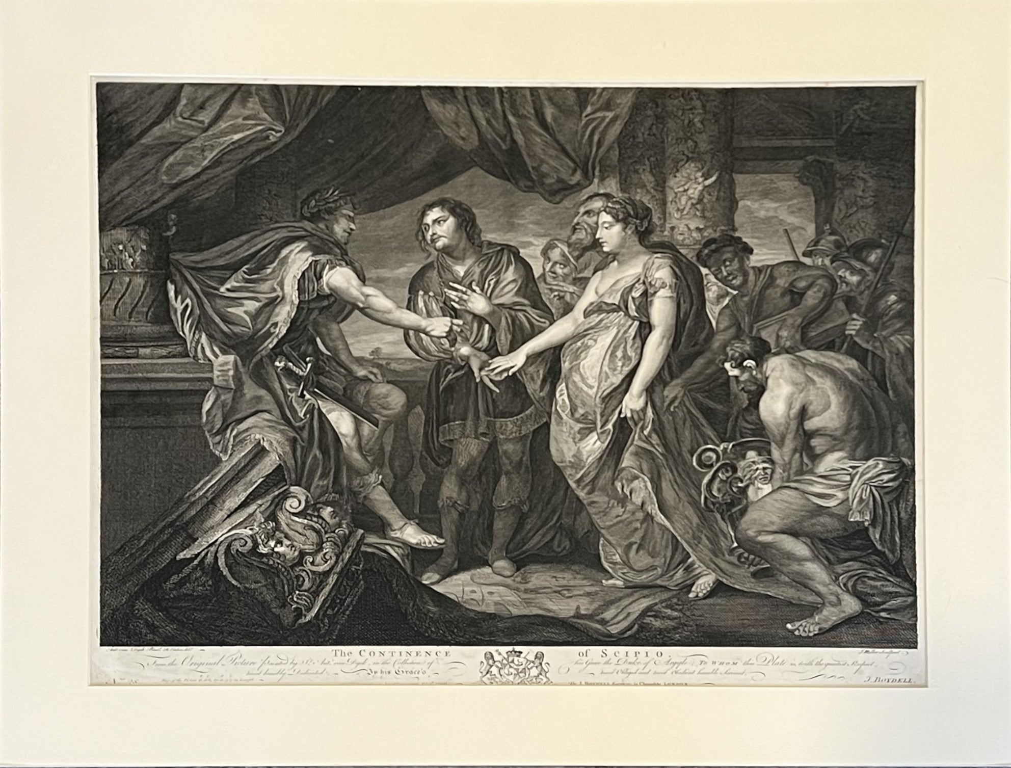 The Continence of Scipio- By Richard Earlom