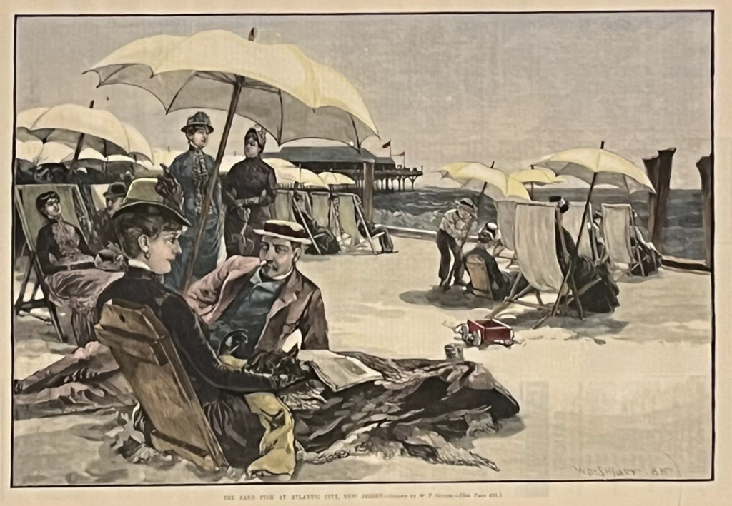 The Sand Pier at Atlantic City, New Jersey- By W.P. Snyder