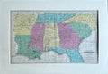Map of the Southern States- By Daniel Burgess