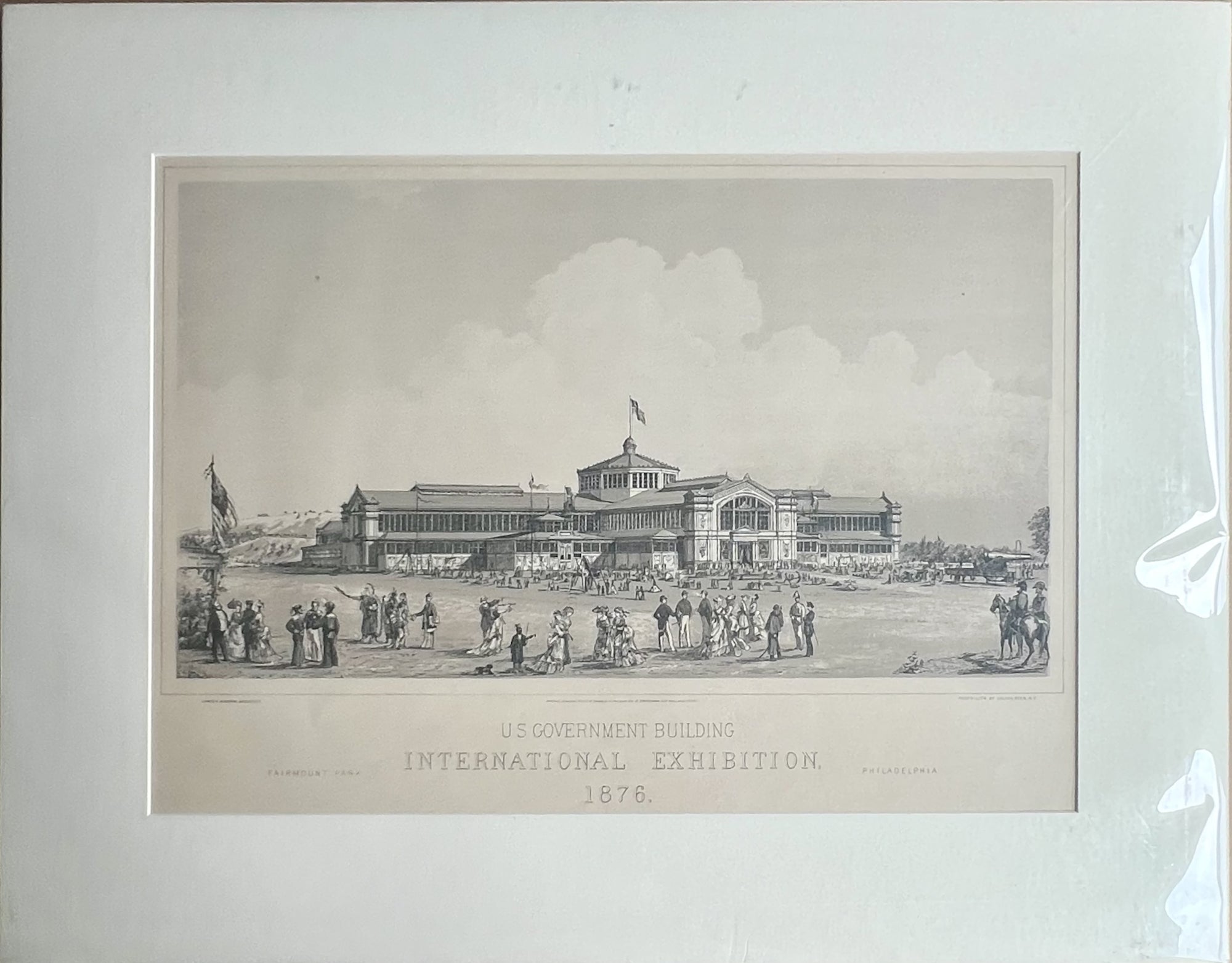 U.S. Government Building, International Exhibit 1876- Unattributed