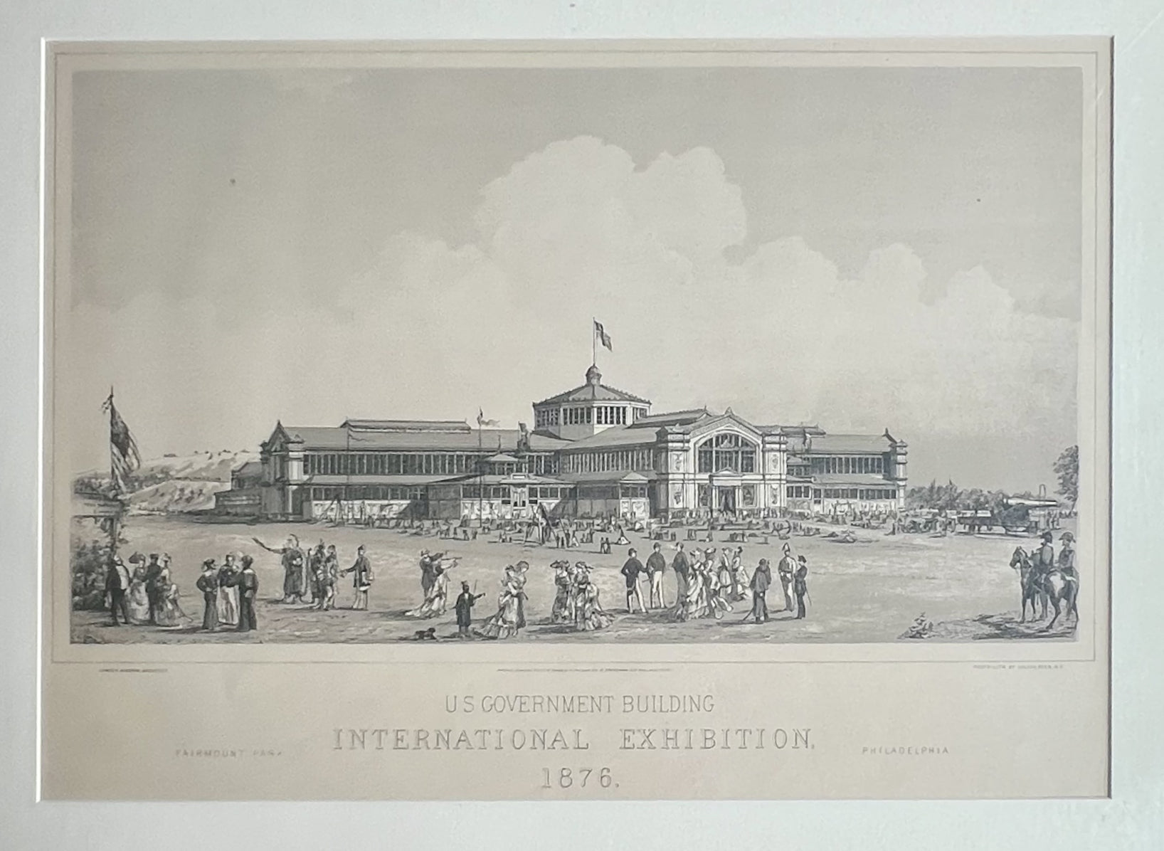 U.S. Government Building, International Exhibit 1876- Unattributed