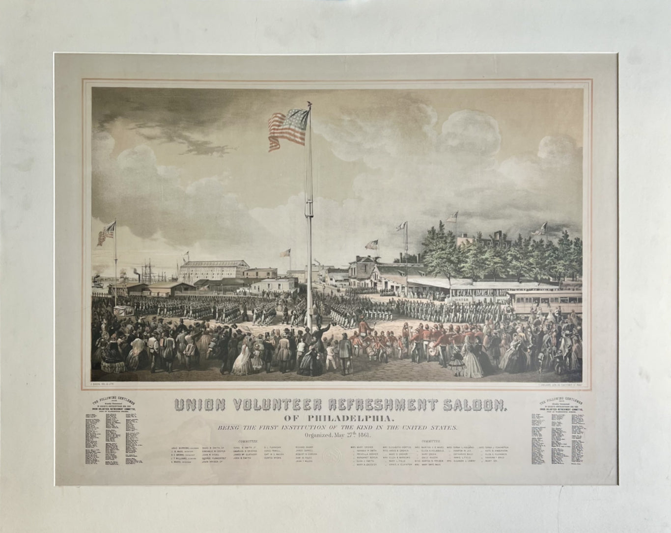 Union Volunteer Refreshment Saloon of Philadelphia- By James Queen