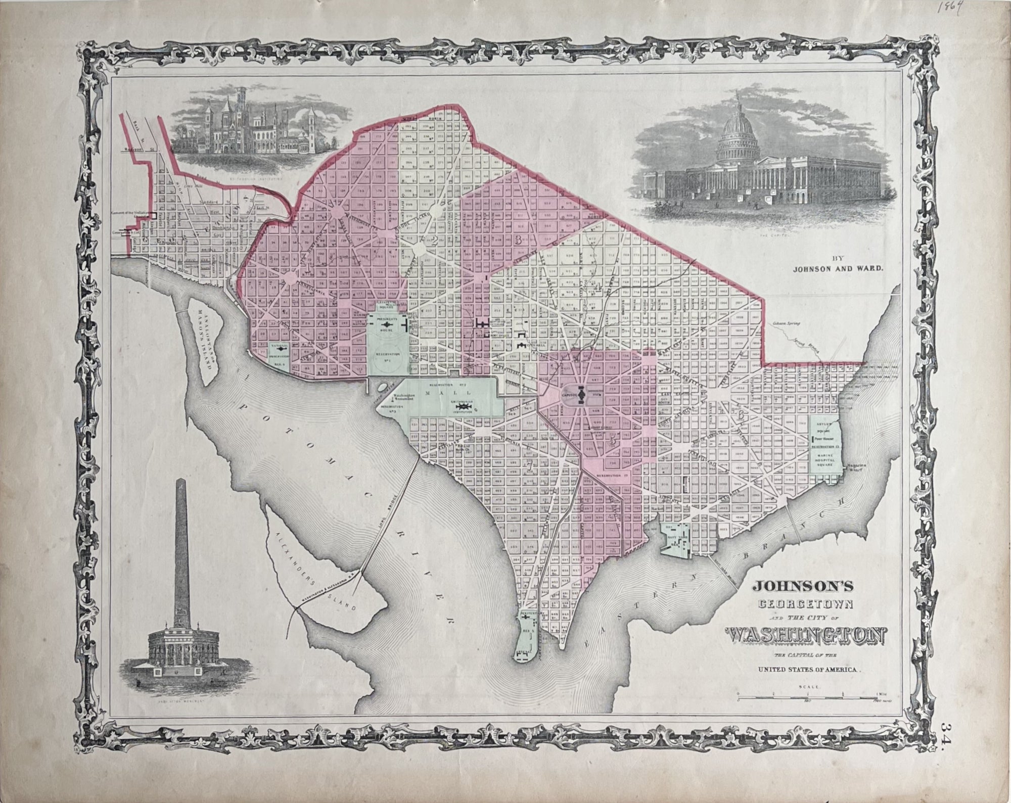 Georgetown and the City of Washington- By A.J. Johnson