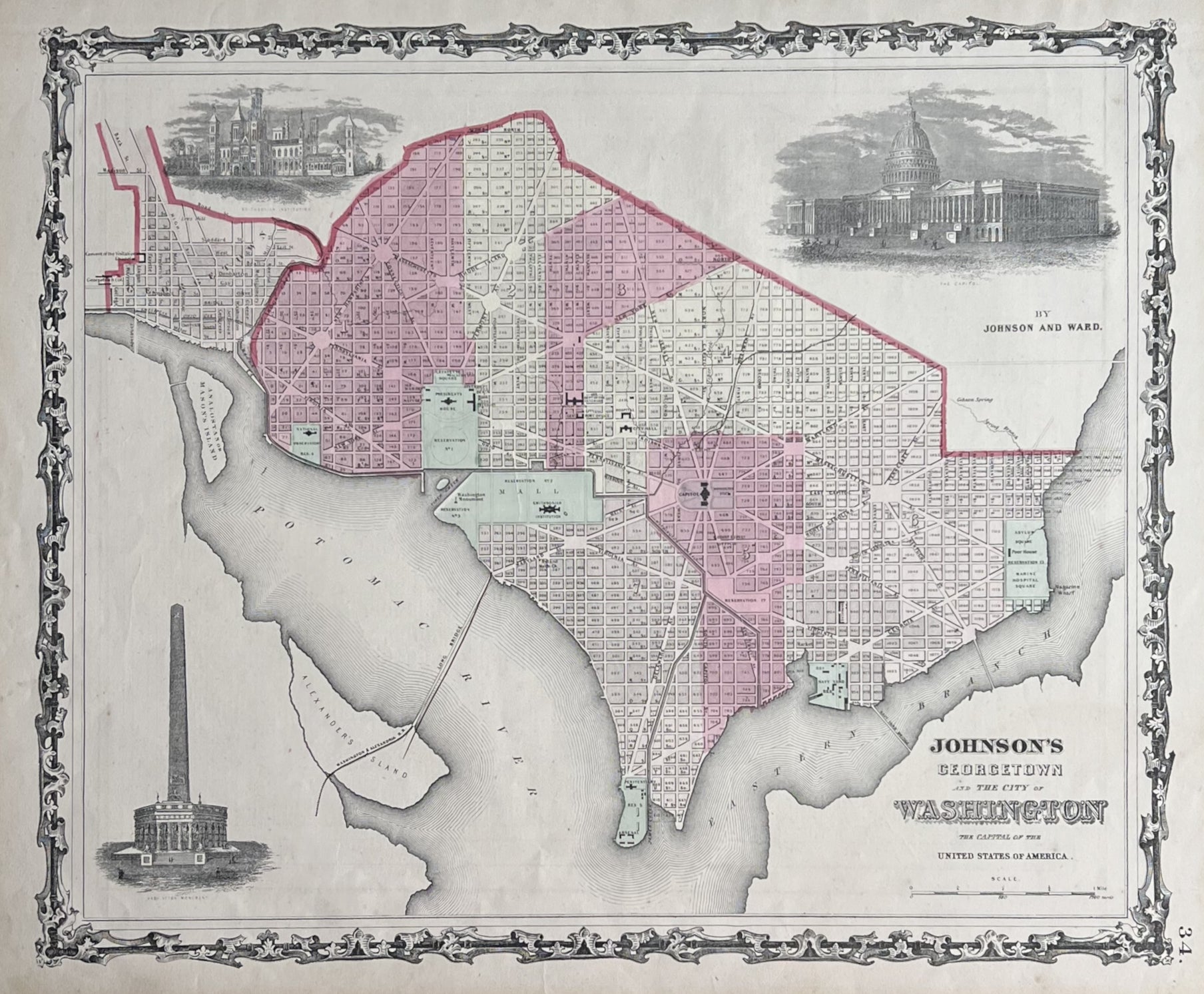 Georgetown and the City of Washington- By A.J. Johnson