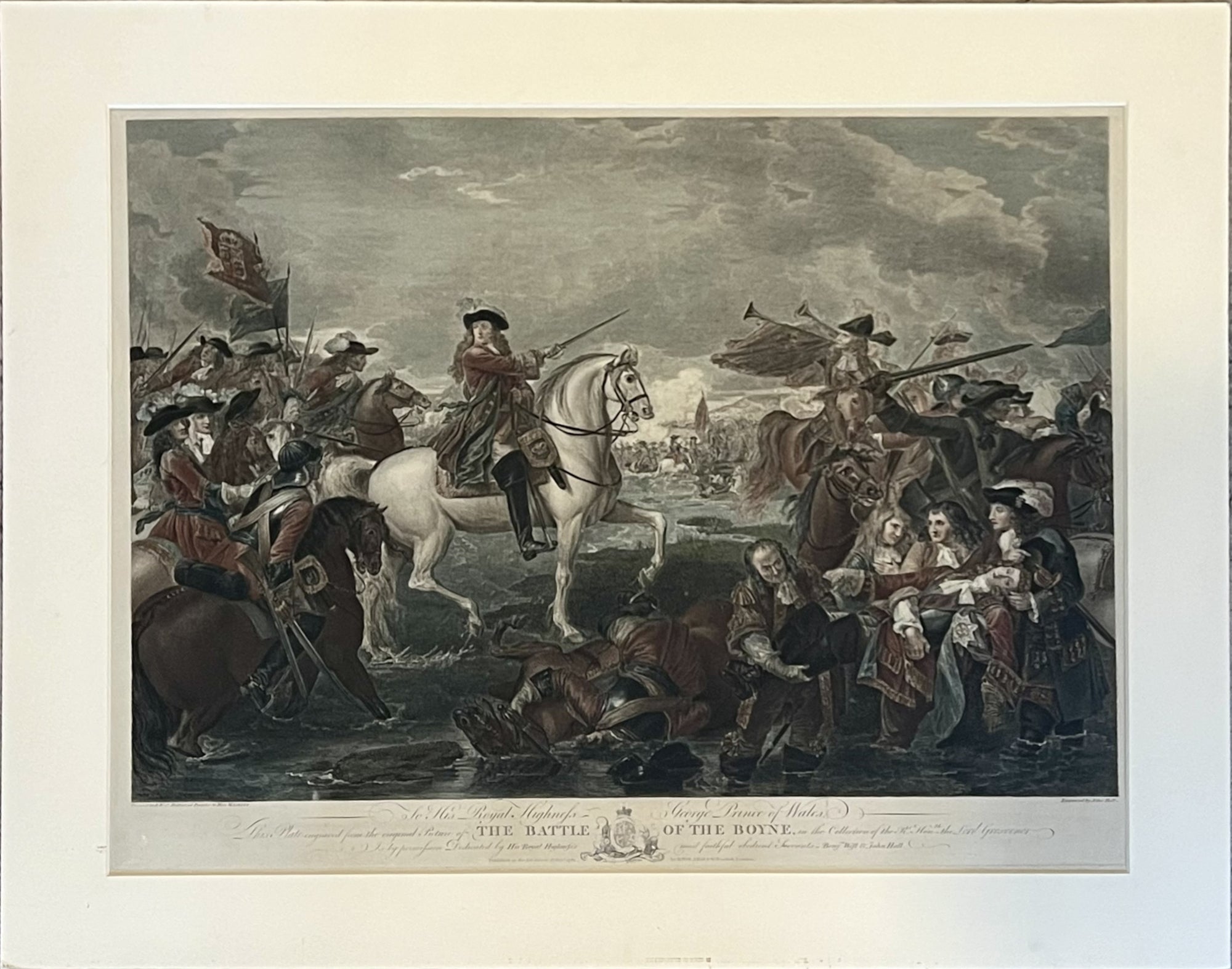The Battle of the Boyne- By Benjamin West