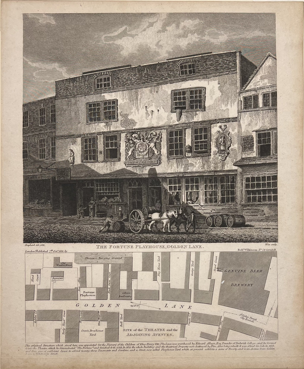 The Fortune Playhouse, Golden Lane- By Robert Wilkinson