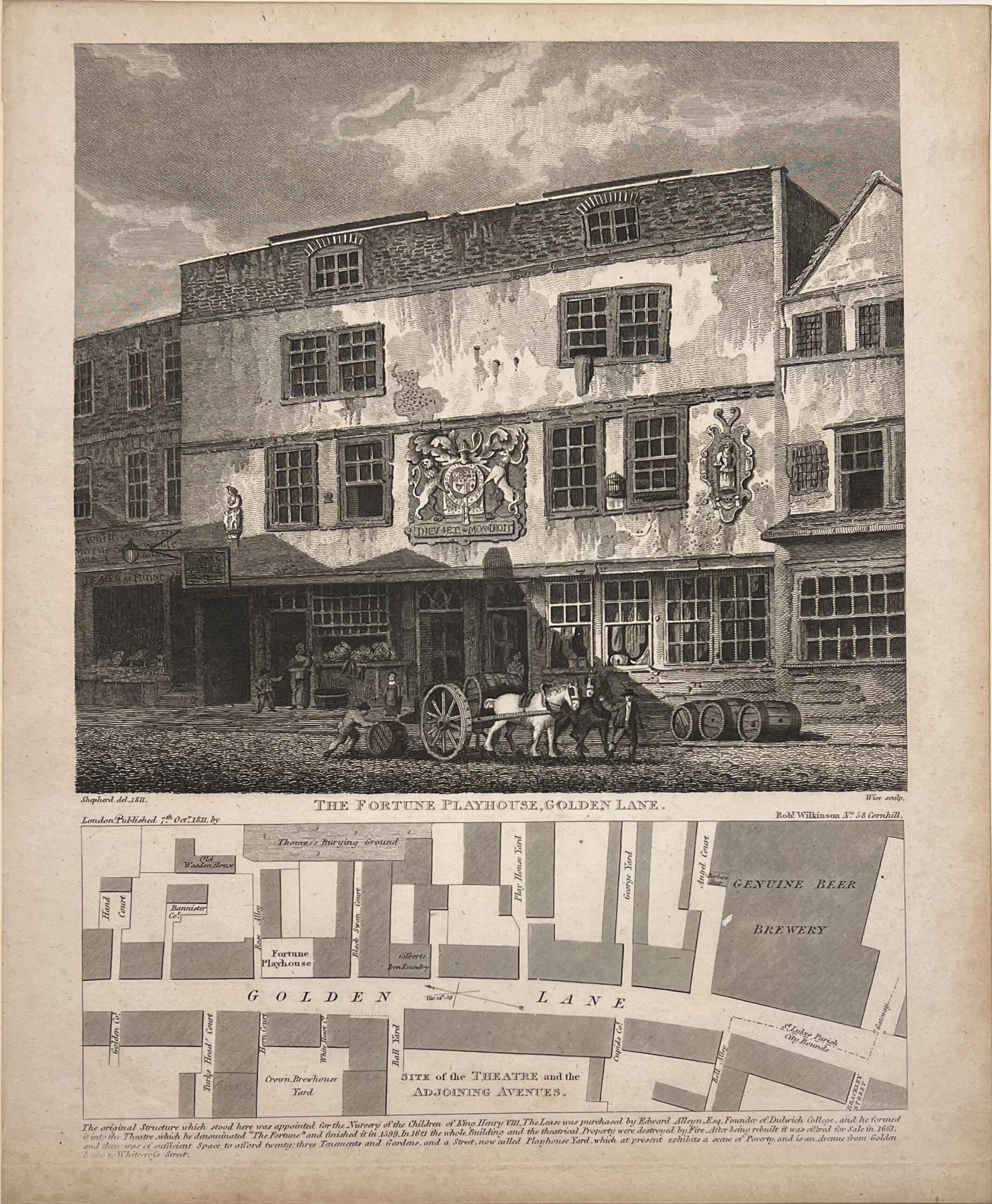 The Fortune Playhouse, Golden Lane- By Robert Wilkinson