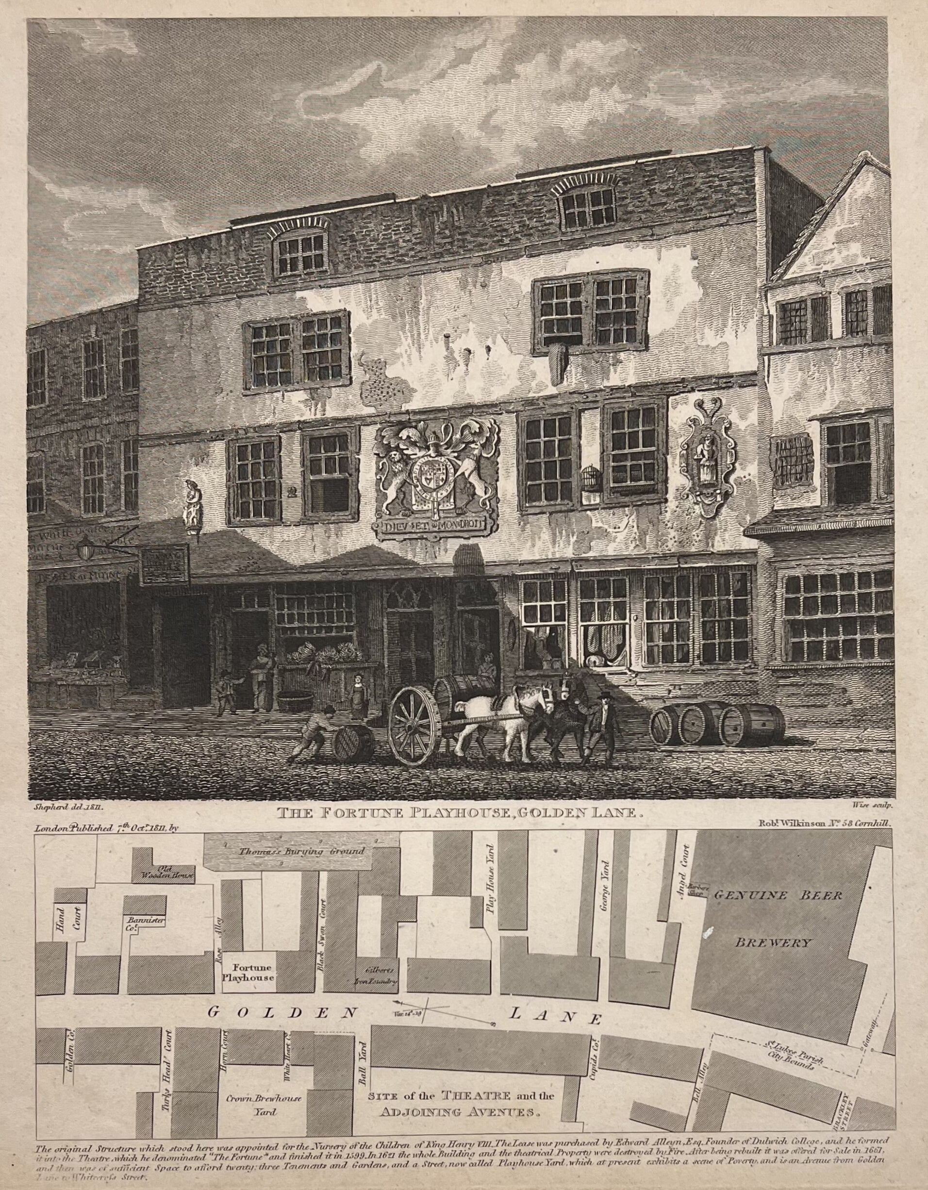 The Fortune Playhouse, Golden Lane- By Robert Wilkinson