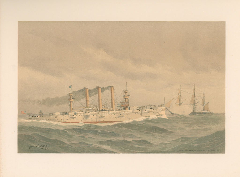 Plate 20- USS Brooklyn (New) & USS Brooklyn (Old)