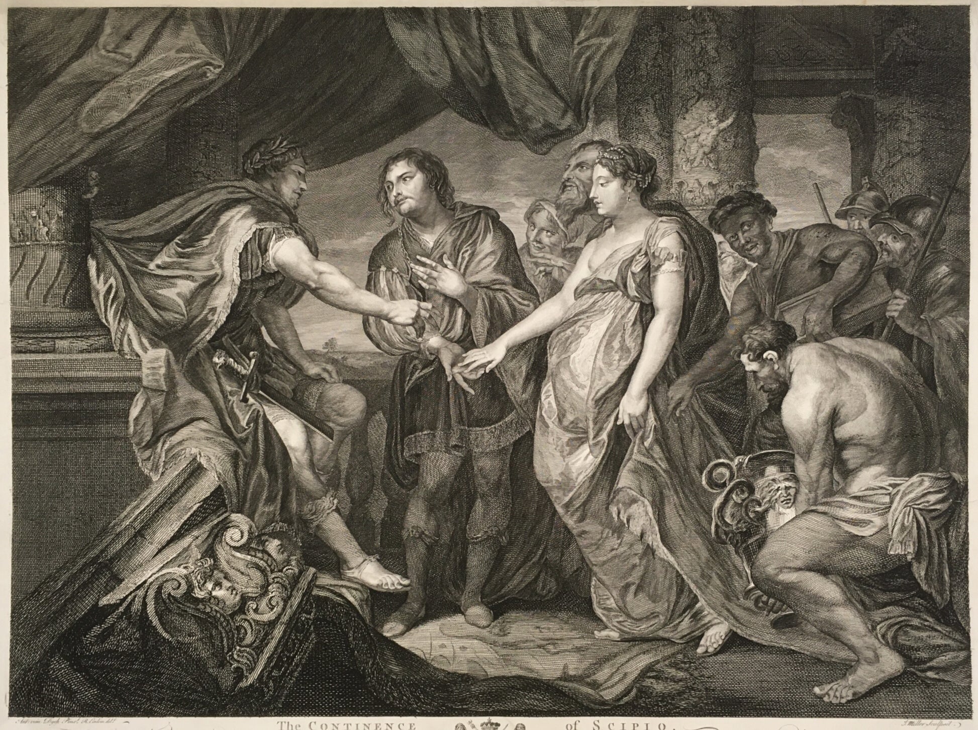 The Continence of Scipio- By Richard Earlom