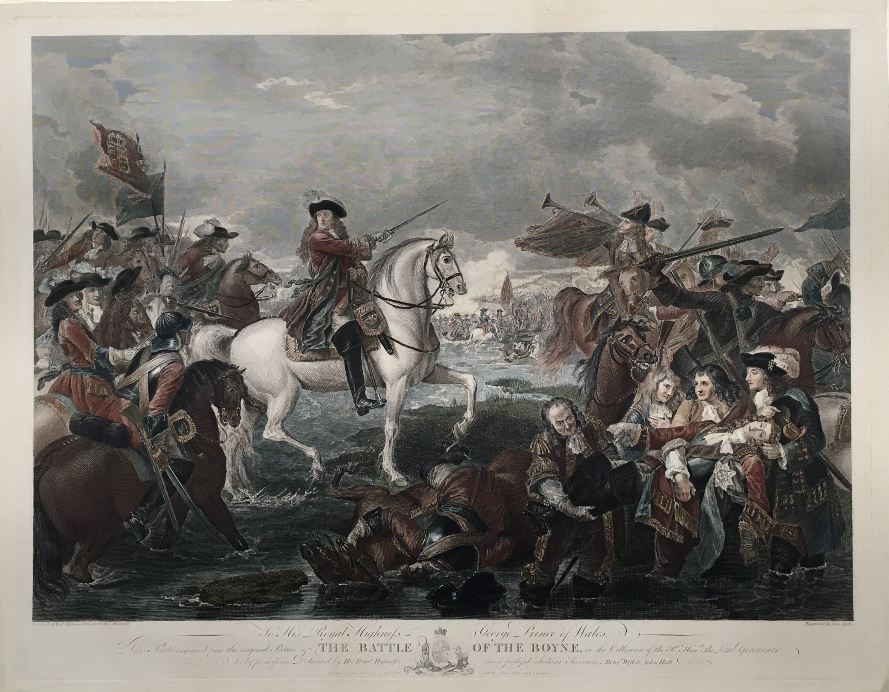The Battle of the Boyne- By Benjamin West